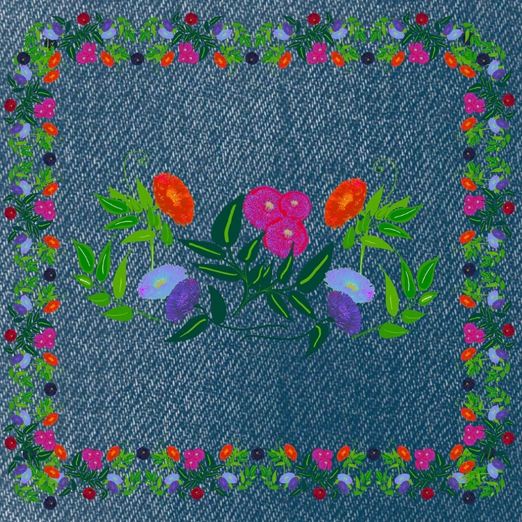 Picture of HOME GARDENERS BOUQUET DENIM STORY
