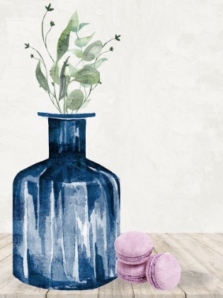 Picture of VASE AND MACAROONS 1