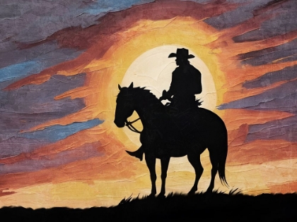 Picture of COWBOY SUNSET 2