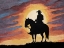 Picture of COWBOY SUNSET 2