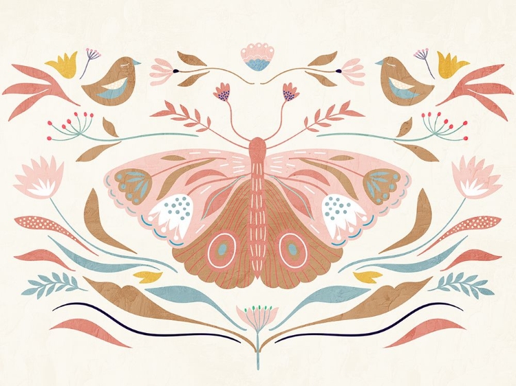 Picture of FOLK BUTTERFLY 2