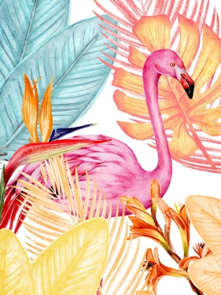 Picture of BRIGHT FLAMINGO TROPICS 1