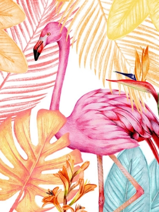 Picture of BRIGHT FLAMINGO TROPICS 2