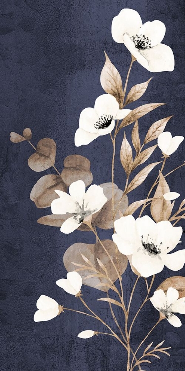 Picture of FLORAL NAVY BRANCHES 2