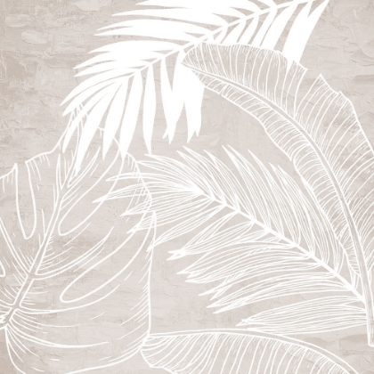 Picture of WHITE AND CREAM PALMS 1
