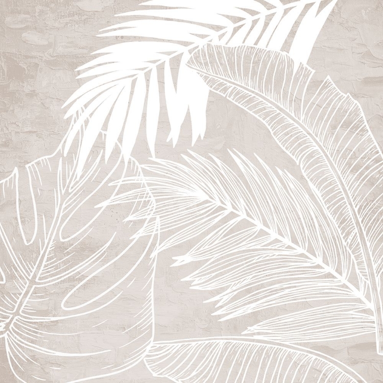 Picture of WHITE AND CREAM PALMS 1