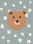 Picture of BROWN BEAR WITH FLOWERS 2