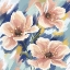 Picture of MODERN PEACH FLORALS 2