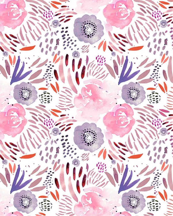 Picture of FLORAL PEACH ORANGE