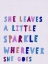 Picture of SHE LEAVES A LITTLE SPARKLE