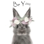 Picture of FLORAL BUNNY BE YOU