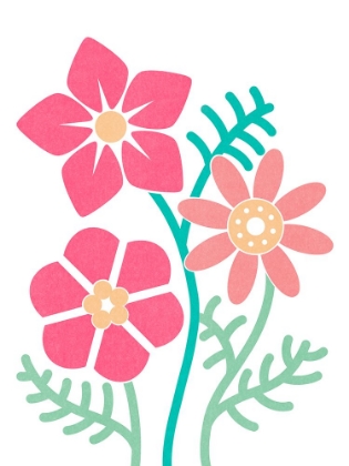 Picture of VINTAGE SPLIT BLOOMS V2