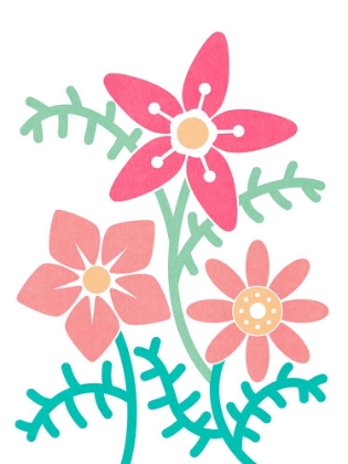 Picture of VINTAGE SPLIT BLOOMS 2 V2
