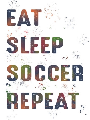 Picture of EAT SLEEP SOCCER REPEAT V2
