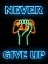 Picture of NEVER GIVE UP