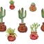 Picture of CACTI PATTERN WHITE
