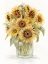 Picture of SUNFLOWERS BOUQUET JAR 1
