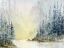 Picture of PINE TREES DEER 2