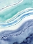 Picture of ABSTRACT BLUE TEAL WAVES 1