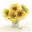 Picture of SUNFLOWER JAR 1