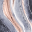 Picture of ABSTRACT BLUE PEACH RIVERS 3