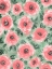 Picture of ABSTRACT FLORAL PINK AND GREEN