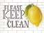 Picture of PLEASE KEEP IT CLEAN