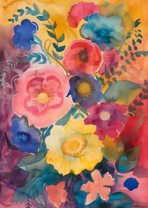 Picture of WATERCOLOR FLORAL 6