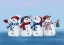Picture of FOUR SNOWMEN