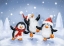 Picture of THREE PENGUINS