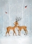 Picture of DEER COUPLE IN WOOD