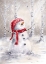 Picture of SNOWMAN IN WOOD