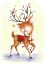 Picture of RUDOLPH WITH BAUBLES