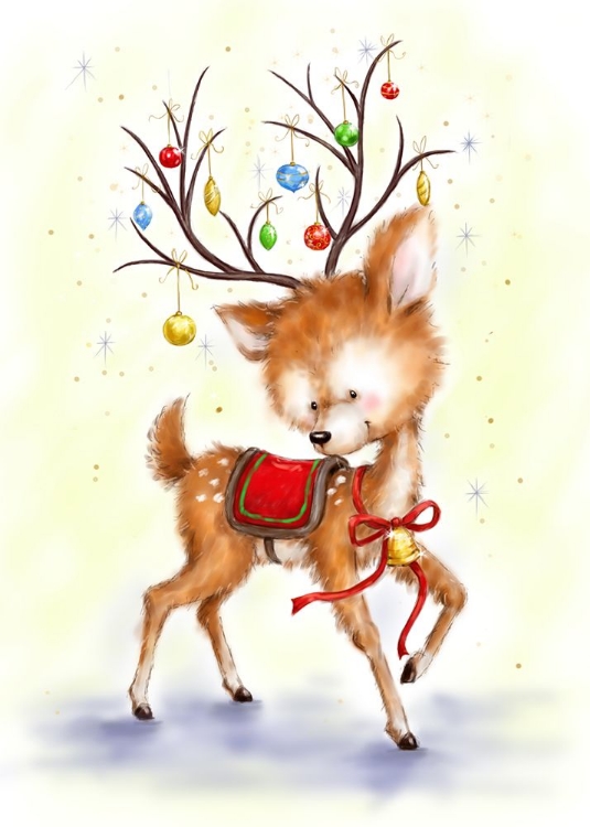 Picture of RUDOLPH WITH BAUBLES