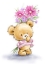 Picture of BEAR HOLD FLOWERS