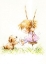 Picture of LITTLE GIRL ON SWING WITH DOG