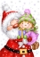 Picture of SANTA WITH GIRL