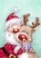 Picture of SANTA WITH REINDEER