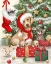 Picture of CHRISTMAS DOG AND CAT
