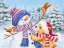Picture of SNOWMAN AND BEAR