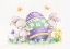 Picture of EASTER RABBITS AND EGG