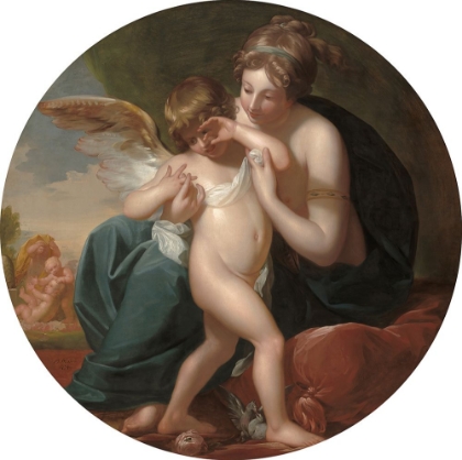 Picture of CUPID, STUNG BY A BEE, IS CHERISHED BY HIS MOTHER 1774