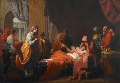 Picture of ERASISTRATUS THE PHYSICIAN DISCOVERS THE LOVE OF ANTIOCHUS FOR STRATONICE 1772