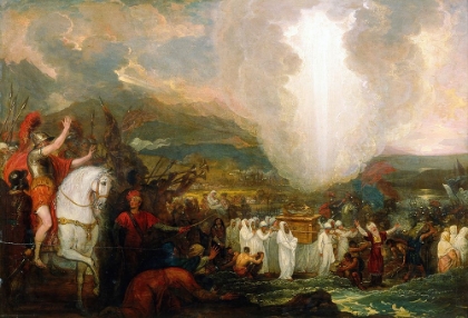 Picture of JOSHUA PASSING THE RIVER JORDAN WITH THE ARK OF THE COVENANT 1800