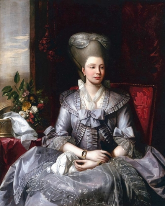Picture of PORTRAIT OF QUEEN CHARLOTTE 1776