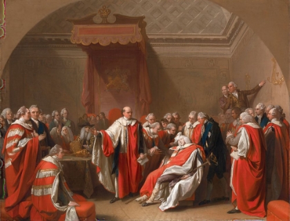 Picture of THE DEATH OF CHATHAM 1778
