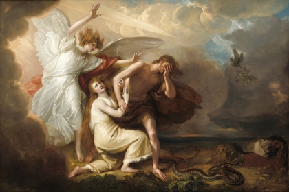 Picture of THE EXPULSION OF ADAM AND EVE FROM PARADISE 1791