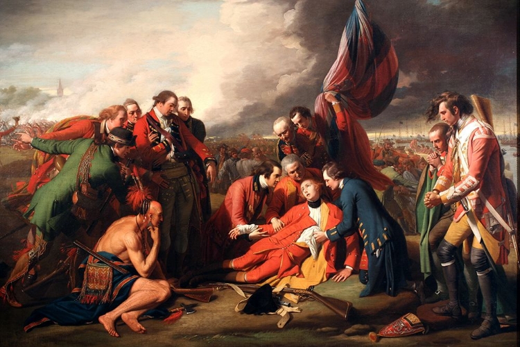 Picture of THE DEATH OF GENERAL WOLFE 1770