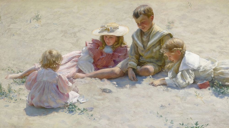 Picture of CHILDREN BY THE SEASHORE 1896