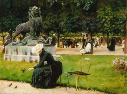 Picture of IN THE LUXEMBOURG GARDEN 1889